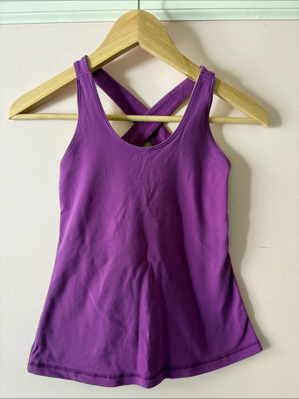 Y2K LULULEMON Purple Crisscross Back Tank Top 6